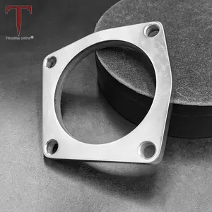 Tanium Customizable High Quality Pipe Connector with bolt hole Titanium 2/3/4/5 Hole Bolt Exhaust Flange for for Auto system