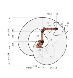 Robot de soudage laser à 6 axes STEP, bras robotisé automatique 1500W 2000W 3000W - Product Image 2
