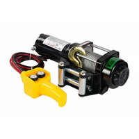 Treuil électrique 12V 24V DC certifié CE avec frein mécanique automatique, revêtement anti-rouille et anti-saut, capacité 500 kg, pour remorque, camion, grue