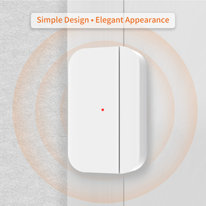 Détecteur de porte sans fil <span class=keywords><strong>Staniot</strong></span> 433 MHz, détecteur magnétique pour portails de garage, interrupteur épaissi, alarme antivol pour la maison - Product Image 2