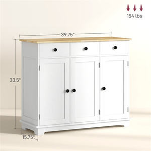 DB Modern <b>Kitchen</b> <b>Storage</b> Cabinet Metal and Wood Design Style for Bathroom Application - Product Image 2