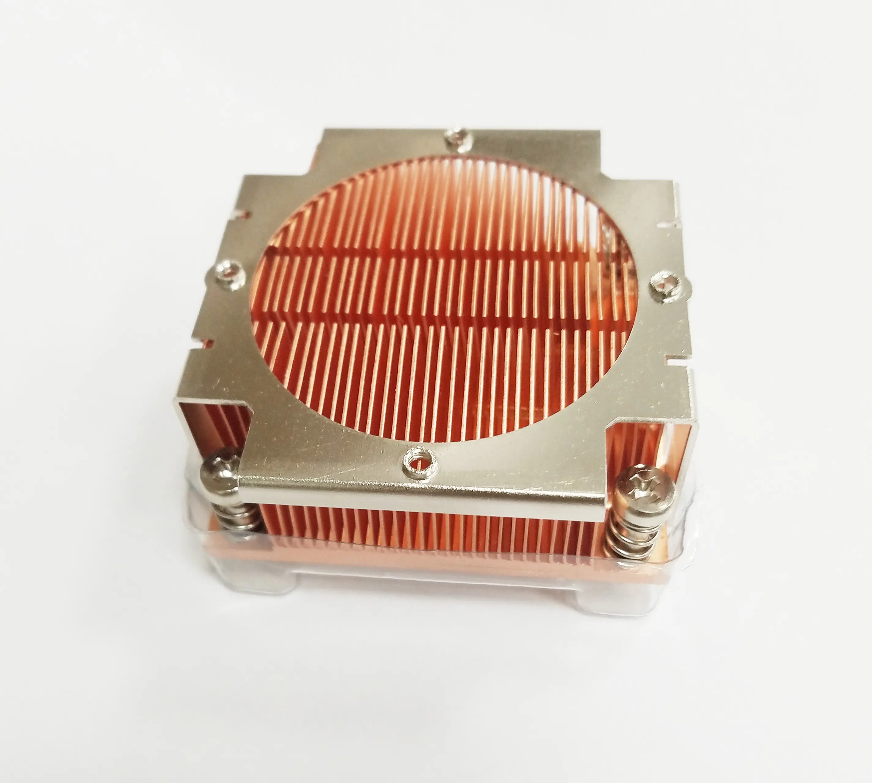 Computer Cooling System Copper Cpu Heatsink 60x60mm