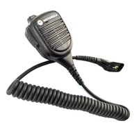 Microphone portable PMMN4065A MOTOROLA avec prise audio 3,5 mm et protection anti-vent pour radios APX4000 APX6000 APX7000