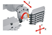 Tour CNC à tête mobile YH1101II pour machines industrielles, tour automatique, équipement d'outillage, machine à tourner le métal