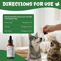 Gouttes liquides de soutien thyroïdien pour chiens et chats 60ml – Complément thyroïdien à base d'algues et d'astragale pour l'équilibre quotidien et le bien-être – OEM ODM