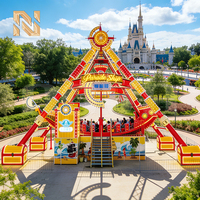 Manège Nova Rides Grand Bateau Pirate à vendre Manège Bateau Pirate PS-32-SC Attraction 32 places Manège Bateau Pirate en fer à vendre