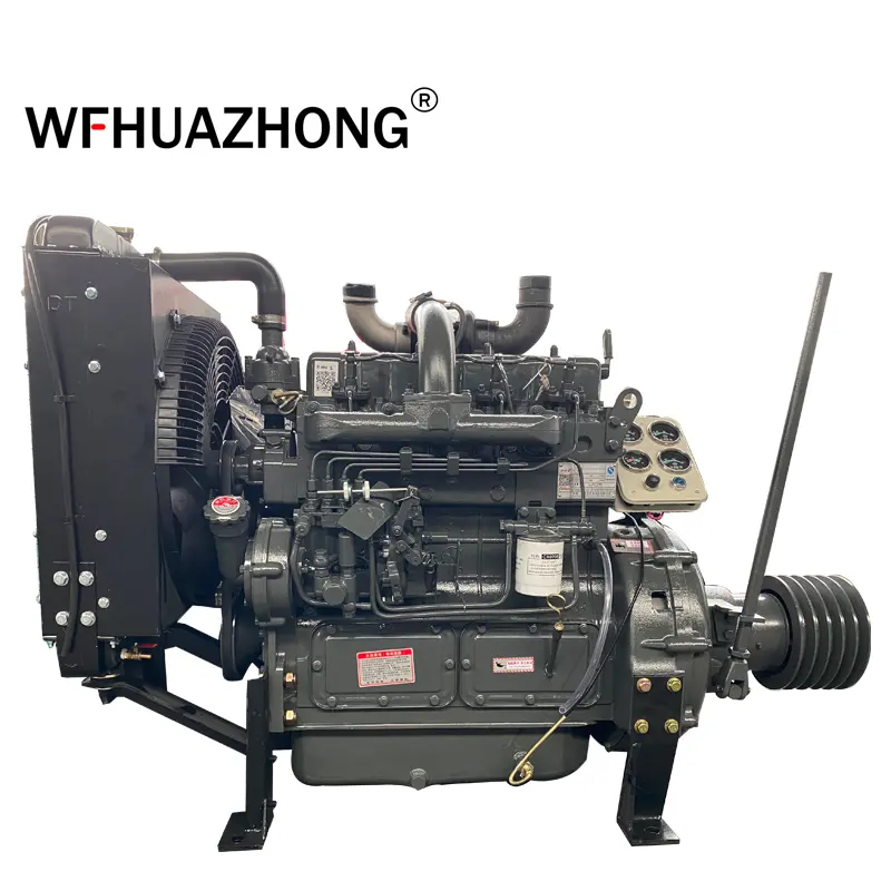 फैक्टरी मूल्य बहु-सिलेंडरों डीजल इंजन ZH4100G ZH4100P 495G के साथ चरखी और सिंचाई के लिए क्लच डीजल इंजन पंप