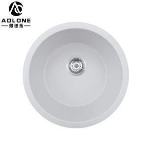 Évier en granit à bol unique moderne chaud éviers de cuisine en quartz commerciaux en marbre - Product Image 1