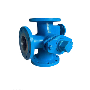 Plug Flange Carbon Steel Rubber Full Iined Soft Seal Lubricated 3 Way Plug for Thermal Insulation - Product Image 3