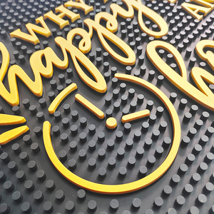 Customizable <b>Silicone</b> Bar <b>Mat</b> Rubber Spill <b>Mat</b> Bar Runner Drip Tray Beer <b>Mat</b> Non Slip Countertop Pad with Custom Logo - Product Image 5