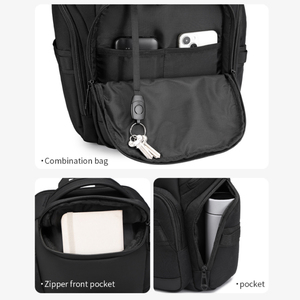 <span class=keywords><strong>OZUKO</strong></span> 9809 Bolso <span class=keywords><strong>Bandolera</strong></span> Ligero de Moda para Exteriores, Bolso de Mensajero Cruzado para Hombre, Elegante y Resistente al Desgaste, Bolso de Hombro - Product Image 3