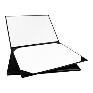 Vente chaude argent estampage noir diplôme couverture récompense dossier fichier certificat titulaire - Product Image 2