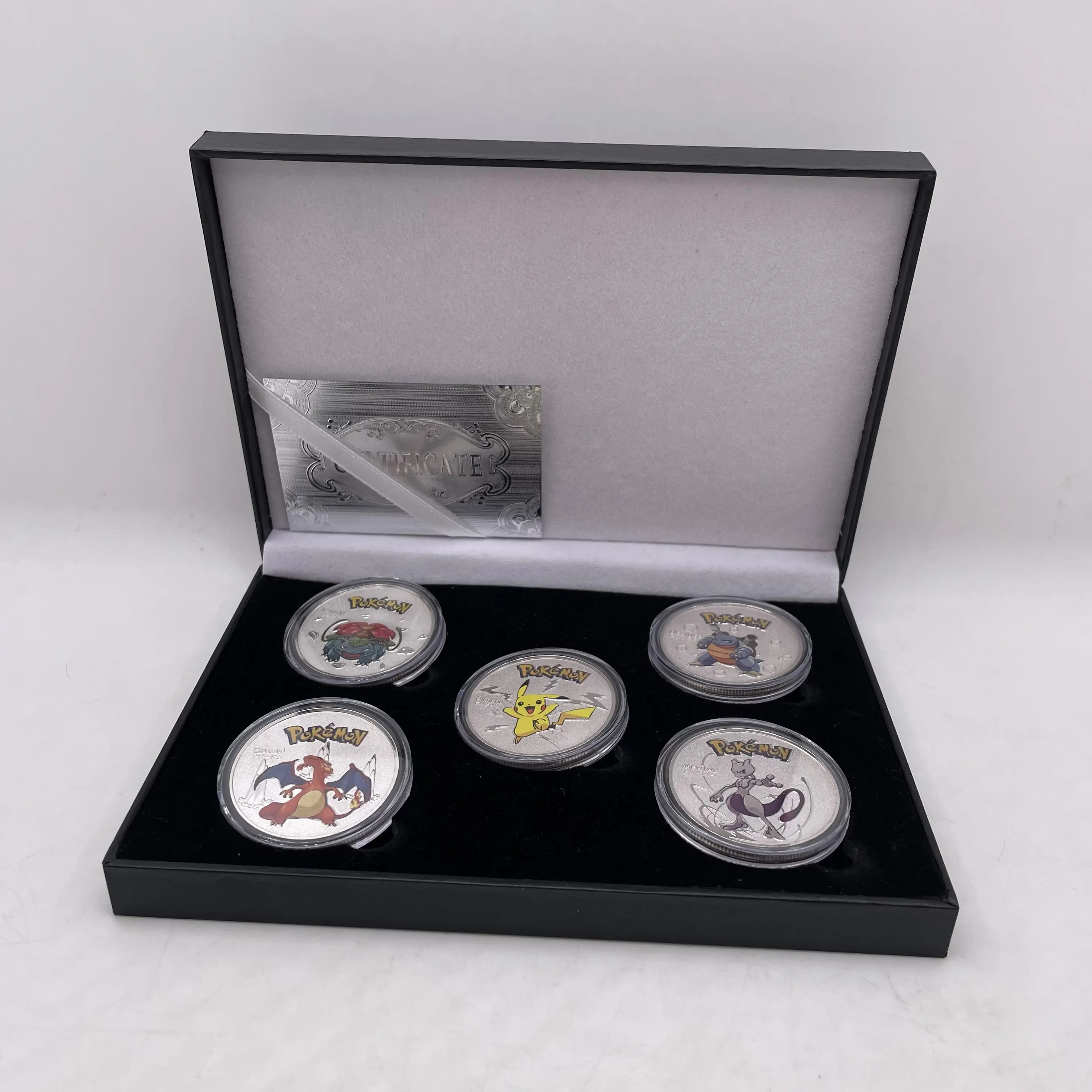 Все типы, 5 пс, японские аниме-Мультяшные памятные монеты, набор позолоченных монет в подарочной коробке