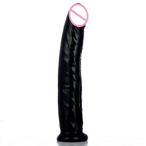 Dildo in Silicone Grande Nero per Donne, Giocattolo Sessuale per Masturbazione Femminile - Product Image 1