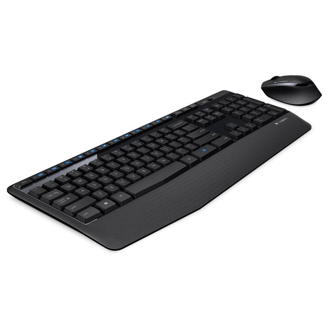 Logitech MK345 Wireless Keyboard & Mouse Combo Full - Size, with a 2.4G Wireless Receiver, Black Color