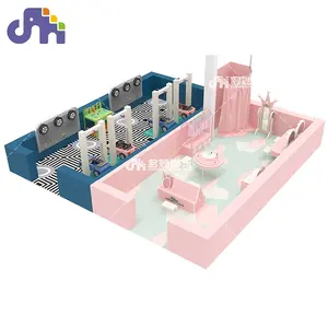 Domerry Commercial Kids Kitchen Toy Furniture Set Customized Indoor Playhouse Playground Equipment Small Playground for Kids