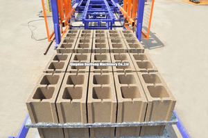 Giá tốt nhất QT10-15 công nghiệp hoàn toàn tự động thủy lực khối bê tông làm máy nhà máy cho lớn khối rỗng và pavers - Product Image 6