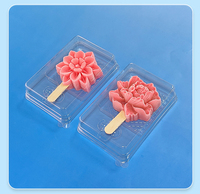 Moule à gâteau en silicone de qualité alimentaire pour crème glacée, dessert, mousse, fleur de pivoine, fleur de pêche, résistant aux basses températures