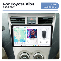 MEKEDE DUDU7 12 + 512G Car-play GPS Navigation Android Auto 2K Ecran Multimédia Lecteur Audio Radio pour Toyota Vios 2007-2012