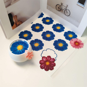 Au-dessus de 15 Minutes restent A4 taille 0.65mm comestible sucre Film papier <span class=keywords><strong>joyeux</strong></span> <span class=keywords><strong>anniversaire</strong></span> fournitures sucre papier boisson Toppers Cupcake Toppers - Product Image 4