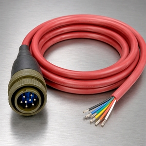 Cable Mil-C-5015 de 7 pines MS3106A16S-1P a MS3106A16S-1S, cable conector circular industrial, conjunto de cable de la serie MIL-<span class=keywords><strong>DTL</strong></span>-5015 - Product Image 3