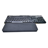 Prêt livraison plaine noir clavier repose-poignet tapis souris de jeu poignet coussin soutien nouveauté cadeaux prix de gros frappe facile