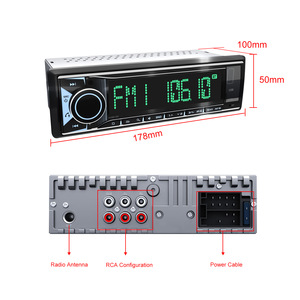 Lecteur MP3 numérique avec circuit intégré 7388, lecteur MP3 portable pour voiture, lecteur MP3 Bluetooth pour voiture et tuner radio - Product Image 2