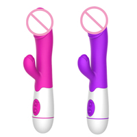 Vibromasseur Aiersha Lapin Pénétrant le Moins Cher à Piles pour Femme, Jouet Sexuel Dildos