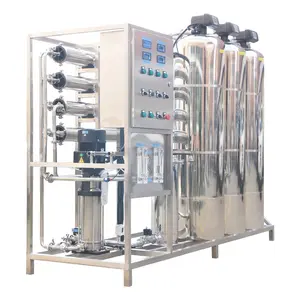 2000lph RO Small Borehole Water Treatment Plant Reverse Osmosis Systems with Water Softener Factory Price