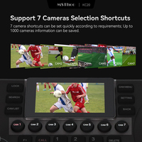 Controlador de Cámara IP USB, Teclado de Red con Joystick 4D y Protocolo PELCO-D/P |   Controlador de Cámara PTZ Avanzado con Pantalla LCD RS232 RS422 y NDI