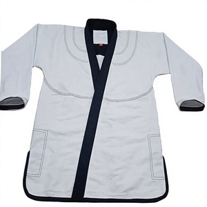 Fabricante directo 100% algodón BJJ Kimono Judo Gi pantalones cortos blancos Rash Guard MMA Taekwondo personalizado venta al por mayor ropa de artes marciales - Product Image 1