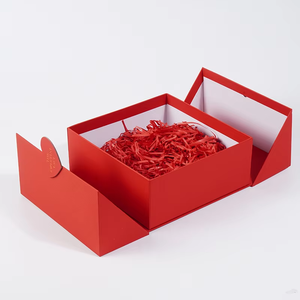 Scatola Regalo Pieghevole in Carta Rigida con Chiusura Magnetica a Doppia Apertura, Carta da Imballaggio, per Cosmetici, Matrimoni, Caramelle, Scatola Magnetica a Doppia Porta - Product Image 2