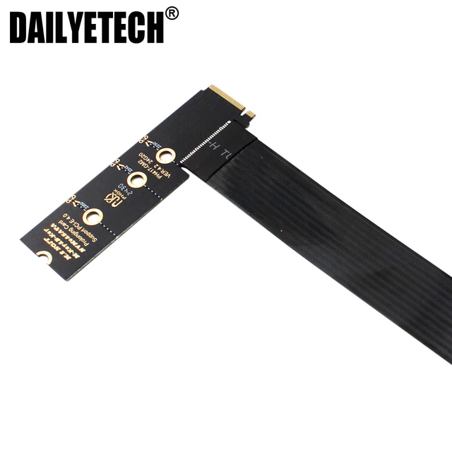 Riser Card SSD Adapter PCIE4.0 M.2 M Key NVME Extension Cable for 2230 2242 2260 2280 M.2 PCI-e M2 NGFF SATA SSD