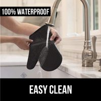 Ensemble de maniques et de protège-plats en silicone résistant à la chaleur, gants flexibles pour la cuisine, la cuisson et le barbecue
