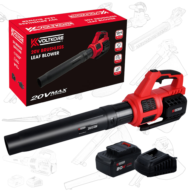 VERTAK 20V Cordless Brushless Blower Profesional Portable Wireless Blower Brushes Durable Inflatable Air Blower