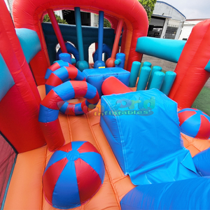 Commercial grade outdoor large bounce <b>house</b> and slide combo castle <b>inflatable</b> obstacle course for kids - Product Image 4