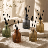 Pabrik Sumber AIKUN Kemasan Cetak Kustom Terukir Diffuser Aroma Rumah dari Rotan Alami