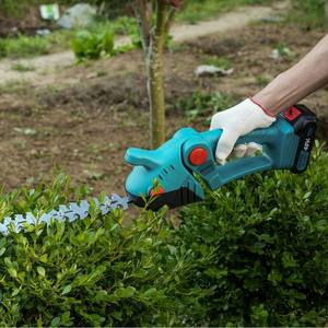 Haute qualité jardin <span class=keywords><strong>arbuste</strong></span> cisailles tondeuse jardin pelouse soin outil Cutter électrique petit 2-en-1 herbe cisaillement sans fil taille-haie - Product Image 2