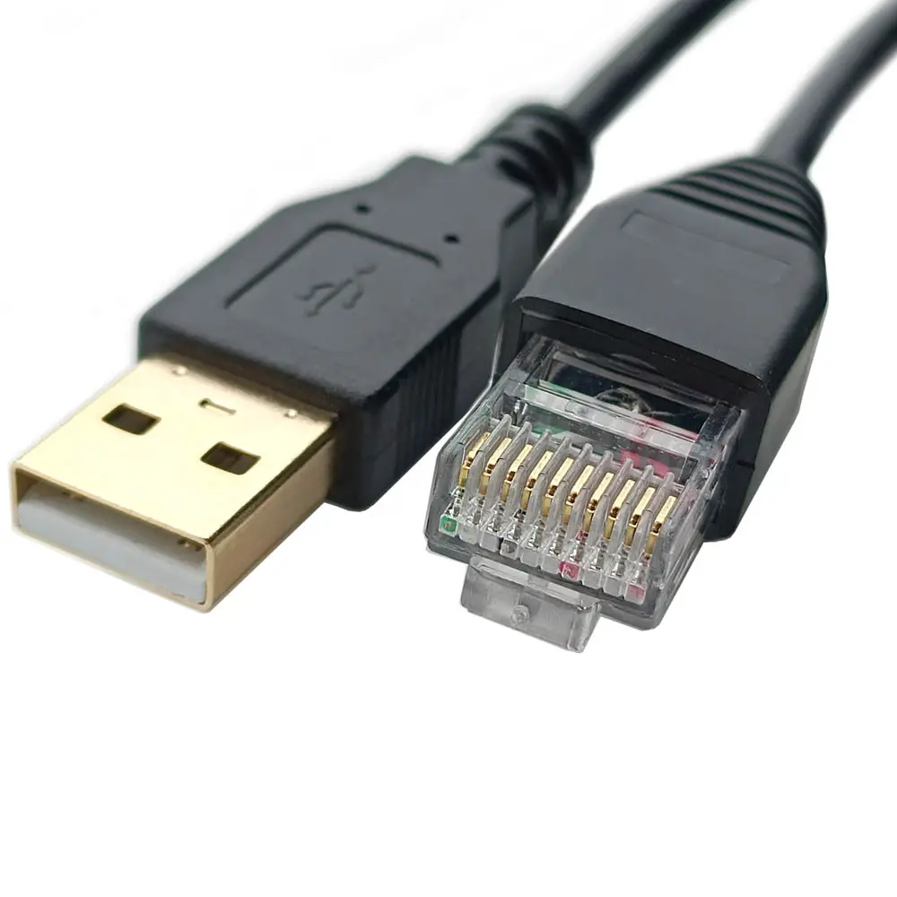مقابس معيارية USB إلى RJ50 RJ45 10P, مقابس معيارية لـ APC BK650 إلى DS718 + DS218 + كابل رابط nal لإدارة الطاقة متوافقة 940-0127B