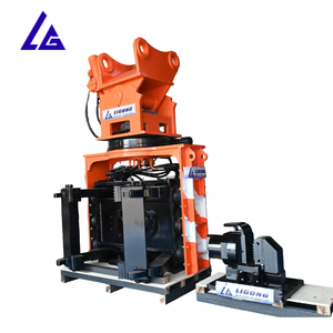 Philippinen Händler Preis Side Grip Pile Driver, Side Grab Vibro Hammer für 20-40t 18 Monate Garantie für Blech und Beton pfahl - Product Image 1