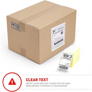 Étiquettes d'expédition thermiques pliables 4x6 pouces en gros d'usine, imperméables, résistantes à l'huile, pour étiquettes de supermarché - Product Image 6