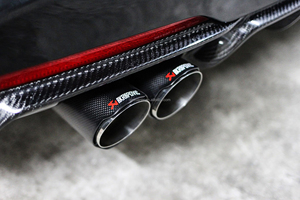 Diffuseur de pare-chocs arrière en fibre de carbone F30 MP 4 sorties pour <span class=keywords><strong>BMW</strong></span> Série 3 F30 13-19 Bodykit Spoiler Lip - Product Image 6