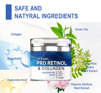 Crème au Rétinol et au Collagène de Haute Qualité OEM ODM, Lait Hydratant Visage Anti-Âge, Soin de Nuit Réparateur pour l'Élimination des Rides et le Soin Corporel