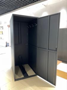 <span class=keywords><strong>Caja</strong></span> de Almacenamiento para Bicicletas de Exterior, Acero con Recubrimiento en Polvo, Cobertizo Vertical para Bicicletas, Casillero Metálico para Bicicletas, Cajas de Almacenamiento Seguras para Bicicletas de Jardín con Cerraduras - Product Image 6