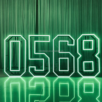Décoration de fête d'anniversaire, grand chiffre lumineux LED RGB pliable en métal de 4 pieds, lettres lumineuses pliables