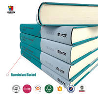 Juego de Libros Encuadernados en Tela Personalizados Profesionales |   Servicio de Impresión de Libros de Tapa Dura con Lomo Redondeado y Estampado en Dorado - Envío Global