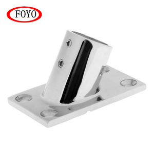 แบรนด์สูงขัดทะเลฮาร์ดแวร์30มุมรอบฐานรถไฟที่เหมาะสมสำหรับ7/8 ''O.d. หลอดสำหรับเรือและเรือยอชท์และสระว่ายน้ำ - Product Image 4