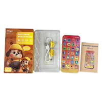 Jouets éducatifs précoces pour enfants en anglais Machine d'apprentissage Jouet téléphone portable Écran couleur LED