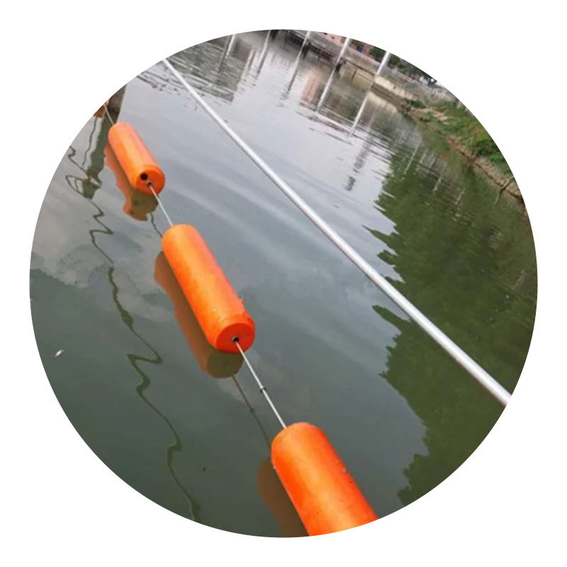 300*600MM Marine Floating Safety Barriers PE Cylinder Rope Buoy Sea ...