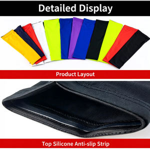 غطاء ذراع رياضي مخصص للصيد وكرة القدم من قماش الحرير الجليدي المضغوط للتبريد وركوب الدراجات بأكمام طويلة للحماية من الأشعة فوق البنفسجية - Product Image 5